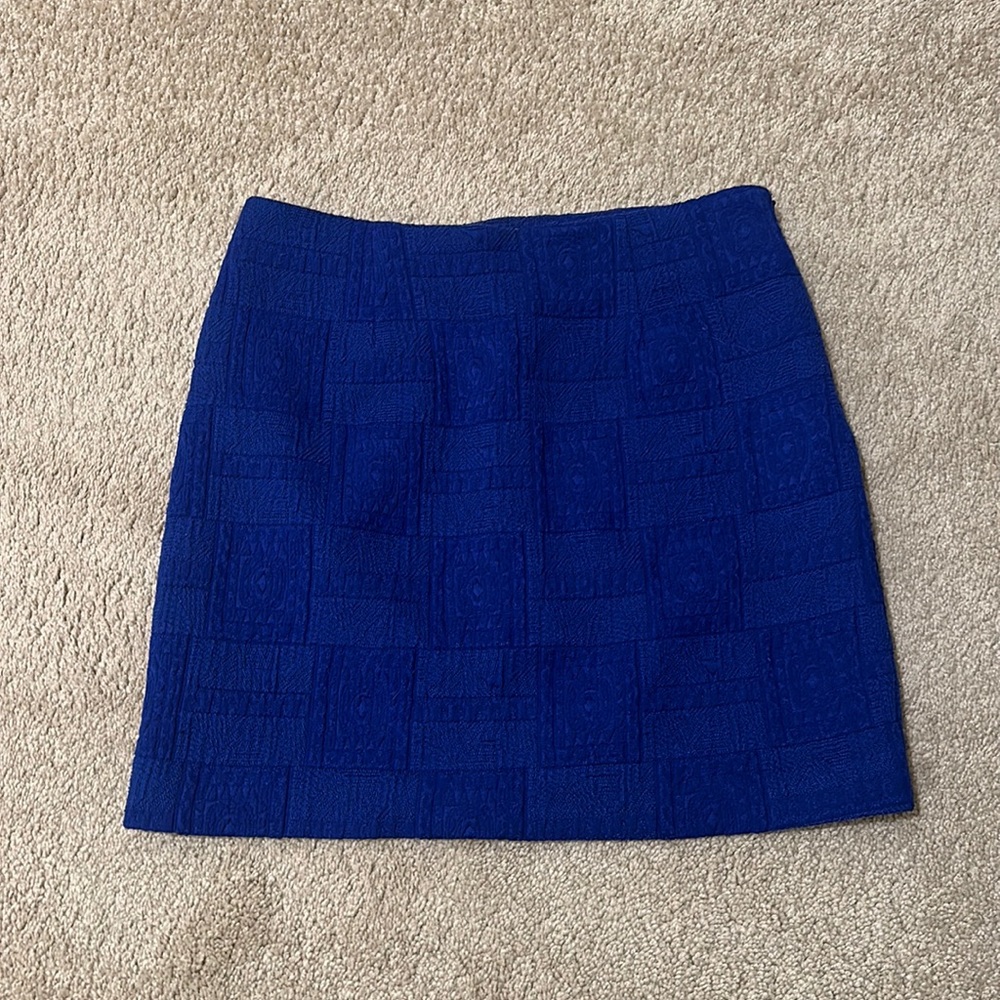F21 Blue Mini Skirt